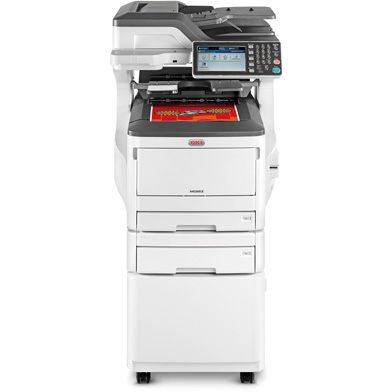 OKI MC853dnct + Black Toner (7,000 Pages)