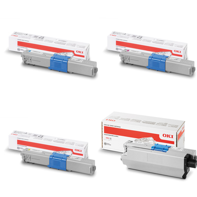 pludselig Amfibiekøretøjer arrangere OKI C301 Toner Value Pack CMY (1.5K Pages) K (2.2K Pages)