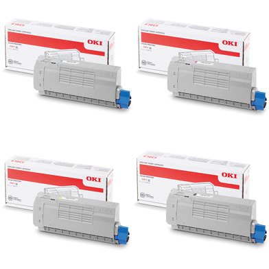 OKI Toner Rainbow Pack CMY (11.5K Pages) K (11K Pages)