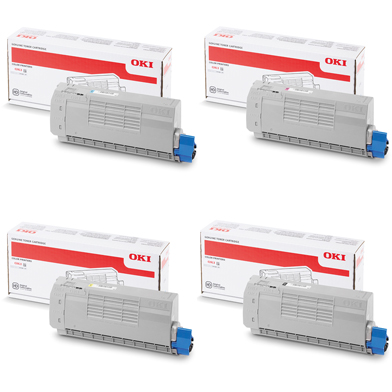 OKI Toner Value Pack CMY (11,500 Pages) K (11,000 Pages)