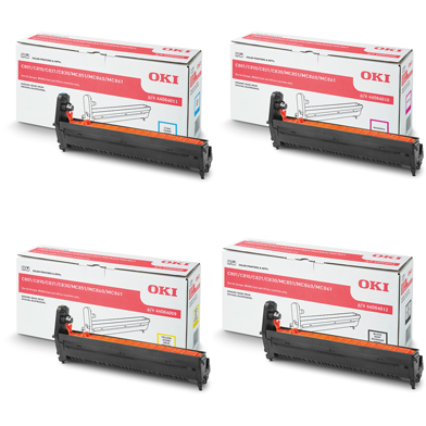 OKI  Drum Value Pack CMYK (20,000 Pages)