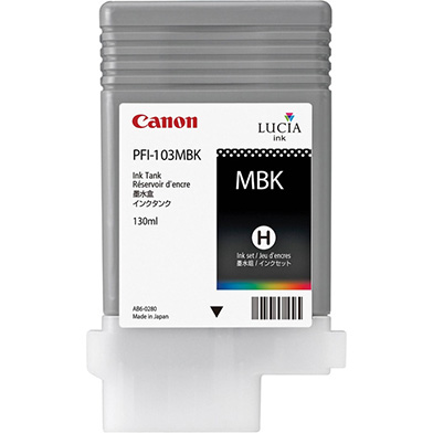 Canon 2211B001AA PFI-103MBK Matte Black Ink Cartridge (130ml)