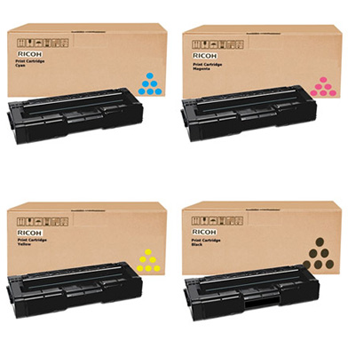 Ricoh Standard Toner Value Pack CMYK (2,800 Pages)