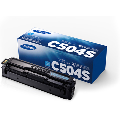 Samsung SU025A CLT-C504S Cyan Toner Cartridge (1,800 Pages)