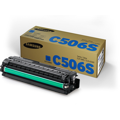 Samsung SU047A CLT-C506S Cyan Toner Cartridge (1,500 Pages)
