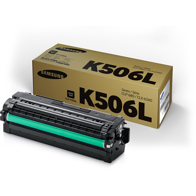 Samsung CLT-K506L Black Toner Cartridge (6,000 Pages) 
