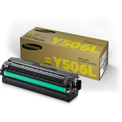 Samsung SU515A CLT-Y506L Yellow Toner Cartridge (3,500 Pages)