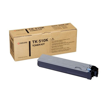 Kyocera TK-510K TK-510K Black Toner Kit (8,000 pages)