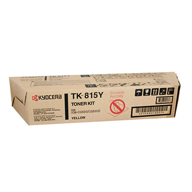 Kyocera TK-815Y TK-815Y Yellow Toner Cartridge (20,000 Pages)