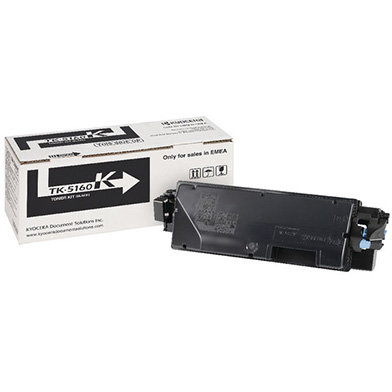 Kyocera 1T02NT0NL0 TK-5160K Black Toner Cartridge (16'000 Pages)