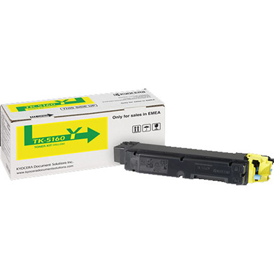 Kyocera 1T02NTANL0 TK-5160Y Yellow Toner Cartridge (12,000 Pages)