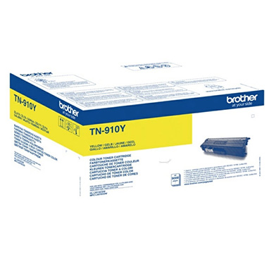 Brother TN910Y Yellow TN-910Y Toner Cartridge (9,000 Pages)