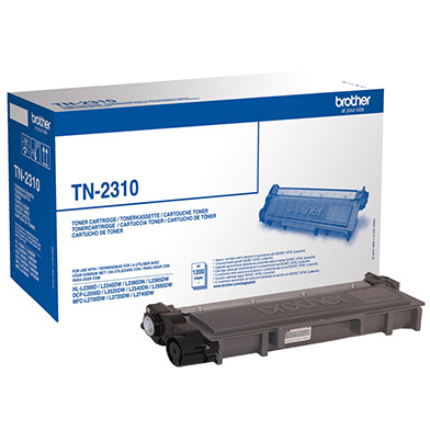 Brother TN2310 Black Toner Cartridge (1,200 pages)