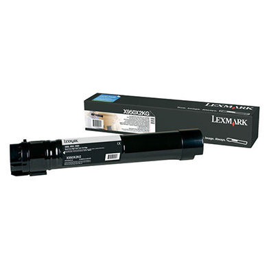 Lexmark X950X2KG Black Extra High Yield Toner Cartridge (38,000 Pages)