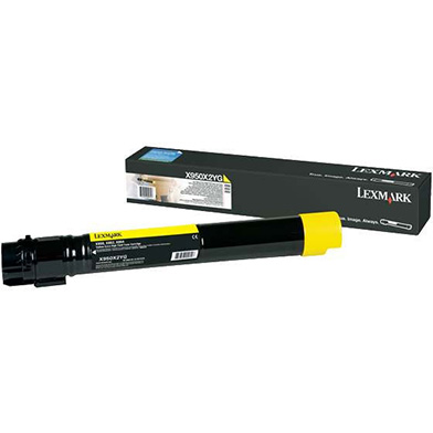 Lexmark X950X2YG Yellow Extra High Yield Toner Cartridge (24,000 Pages)