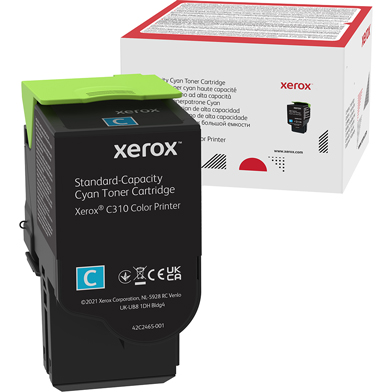 Xerox 006R04357 Cyan Standard Capacity Toner Cartridge (2,000 Pages)