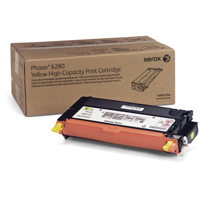 Xerox 106R01394 Yellow Hi-Cap Toner Cartridge (7,000 Pages)