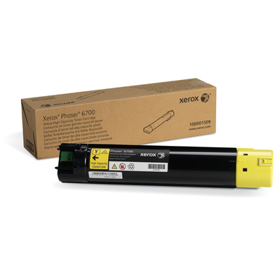 Xerox 106R01509 Yellow High Capacity Toner Cartridge (12,000 Pages)