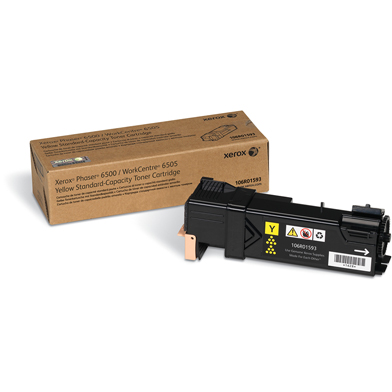 Xerox 106R01593 Yellow Toner Cartridge (1,000 Pages)