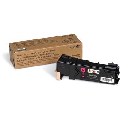 Xerox 106R01595 Hi-Cap Magenta Toner Cartridge (2,500 Pages)