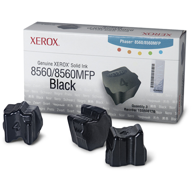 Xerox 108R00726 Solid Ink Black 3pk (3,400 Pages)
