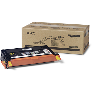 Xerox 113R00725 Yellow Hi-Cap Toner Cartridge (6,000 Pages)