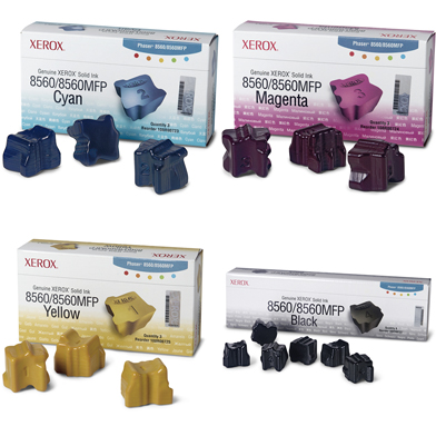 Xerox  Solid Ink Value Pack 6pk Blk 3pk CMY