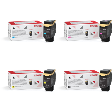 Xerox  Toner Value Pack CMY (2,000 Pages) K (2,400 Pages)