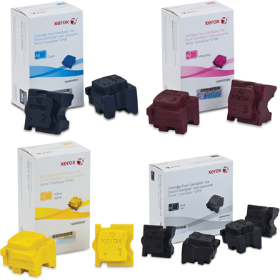 Xerox  Solid Ink Value Pack 4pk Blk 2pk CMY