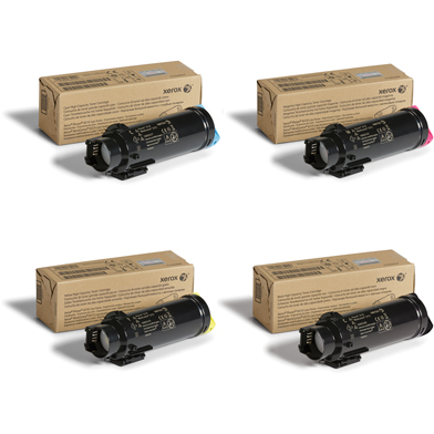 Xerox High Capacity Toner Pack CMY (2.4K Pages) K (5.5K Pages) 