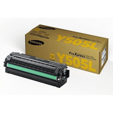 Samsung SU512A CLT-Y505L Yellow Toner Cartridge (3,500 Pages)