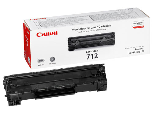 Canon 1870B002AA Mono  712 Laser Toner Cartridge (1,500 Pages)