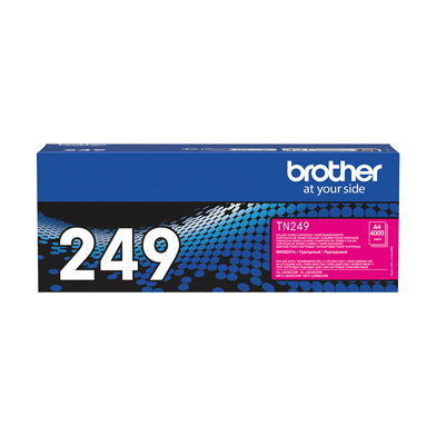 Brother TN249M TN-249M Super High Capacity Magenta Toner Cartridge (4,000 Pages)