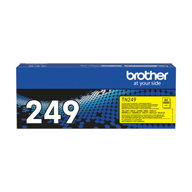 Brother TN249Y TN-249Y Super High Capacity Yellow Toner Cartridge (4,000 Pages)