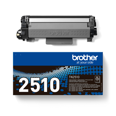 Brother TN2510 TN-2510 Black Toner Cartridge (1,200 Pages)