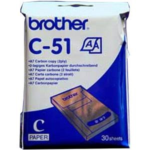 Brother C51 C51 Carbon Copy 2-ply Paper (up to 30 sheets)