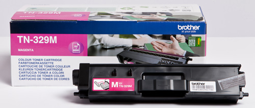 Brother TN329M Magenta Toner Cartridge (6,000 Pages)