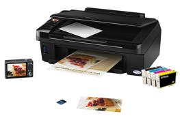 EPSON STYLUS SX218 STAMPANTE INKJET A COLORI SCANNER FOTOCOPIATRICE A4 USB  PC