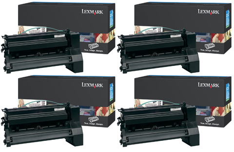 Lexmark C780A1 Toner Value Pack CMYK (6,000 Pages)