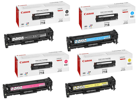 Canon 718 Toner Rainbow Pack CMY(2.9k) K(3.4k)