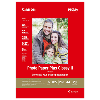 Canon 2311B019 PP-201 Glossy Photo Paper Plus - 265gsm (A4 / 20 Sheets)