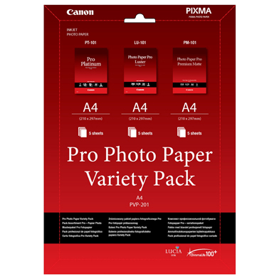 Canon 6211B021 PVP-201 Photo Paper Variety Pack (A4)