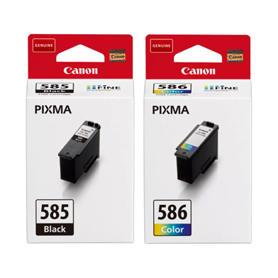 Canon PG-585 / CL-586 Ink Cartridge Value Pack CMYK (180 Pages)