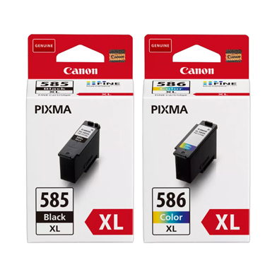 Canon  PG-585XL / CL-586XL High Capacity Ink Cartridge Value Pack CMYK (300 Pages)