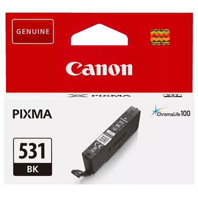 Canon 6118C001 CLI-531BK Photo Black Ink Cartridge (656 Pages)