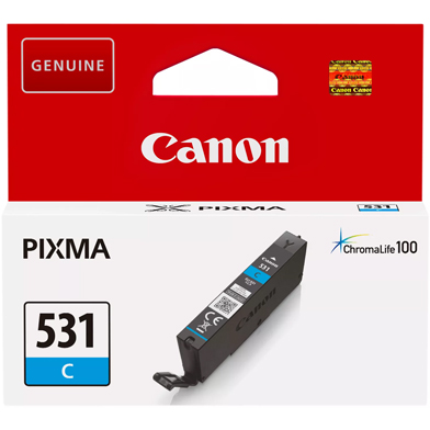 Canon 6119C001 CLI-531C Cyan Ink Cartridge (191 Pages)