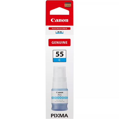 Canon 6289C001 GI-55C Cyan Ink Bottle (3,000 Pages)