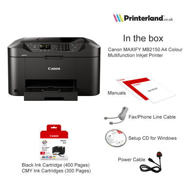 Canon MAXIFY MB2150 A4 Colour Multifunction Inkjet Printer - 0959C008