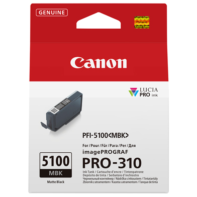Canon 6951C001 PFI-5100MBK Matte Black Ink Cartridge (14.4ml)