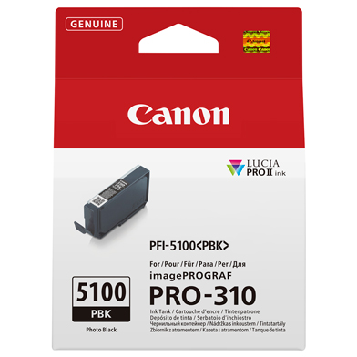 Canon 6952C001 PFI-5100PBK Photo Black Ink Cartridge (14.4ml)